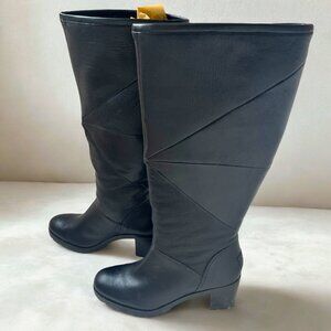 UGG Avery Womens Tall Sherling Interior Boots Black Size 10
